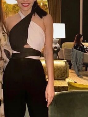 Black and White Jumpsuit